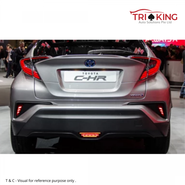 Toyota Chr Jdm Led Drl Rear Bumper Reflector Light Fog Brake Tail Lamp